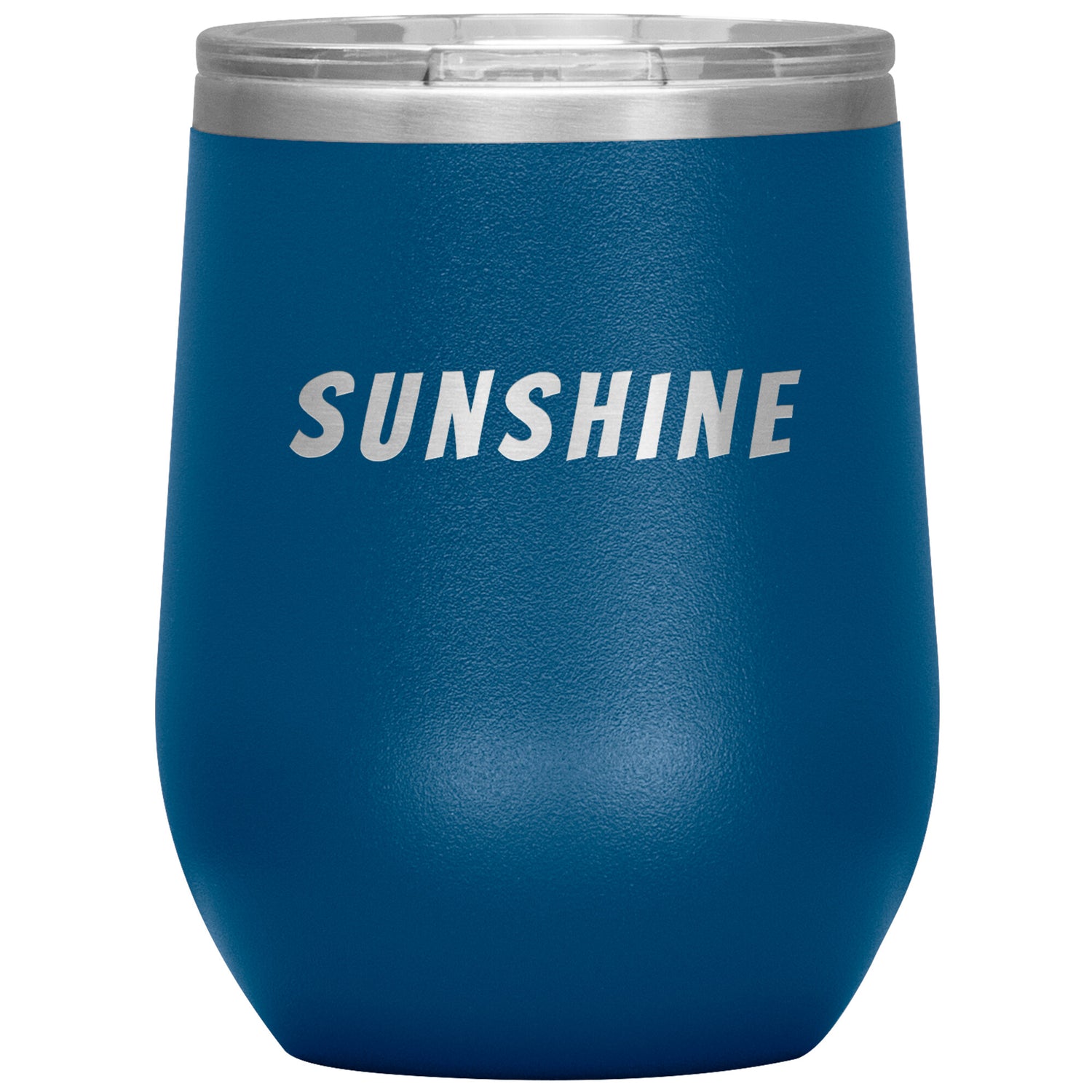 '12 oz WIne Insulated Tumbler (Customizable) - Blue