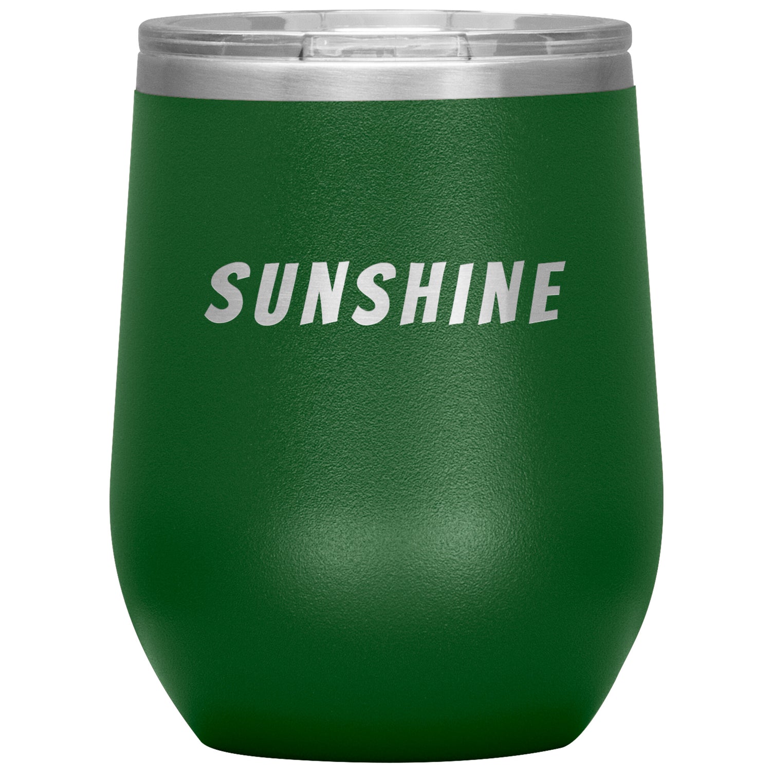 '12 oz WIne Insulated Tumbler (Customizable) - Green