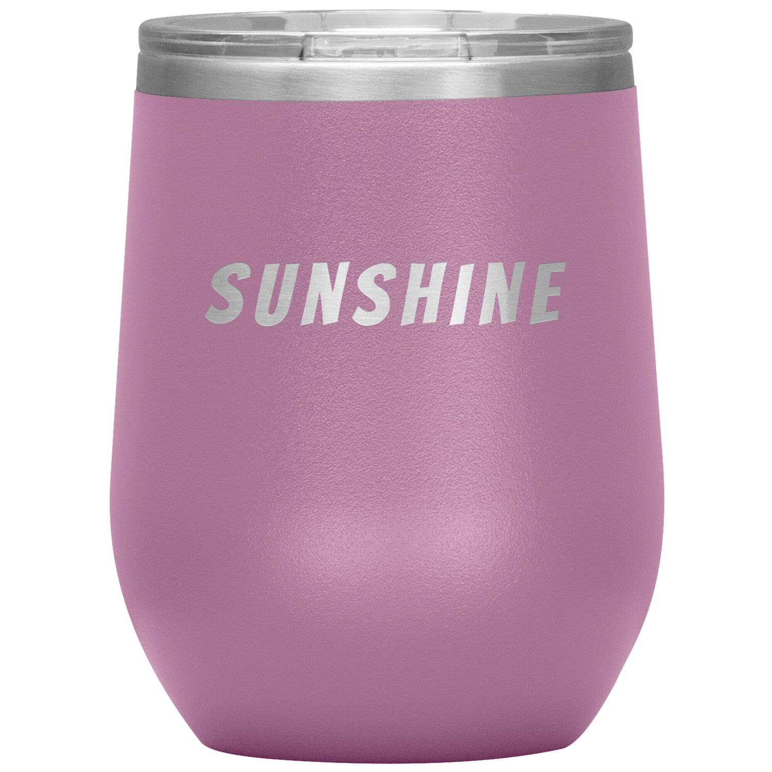'12 oz WIne Insulated Tumbler (Customizable) - Light Purple
