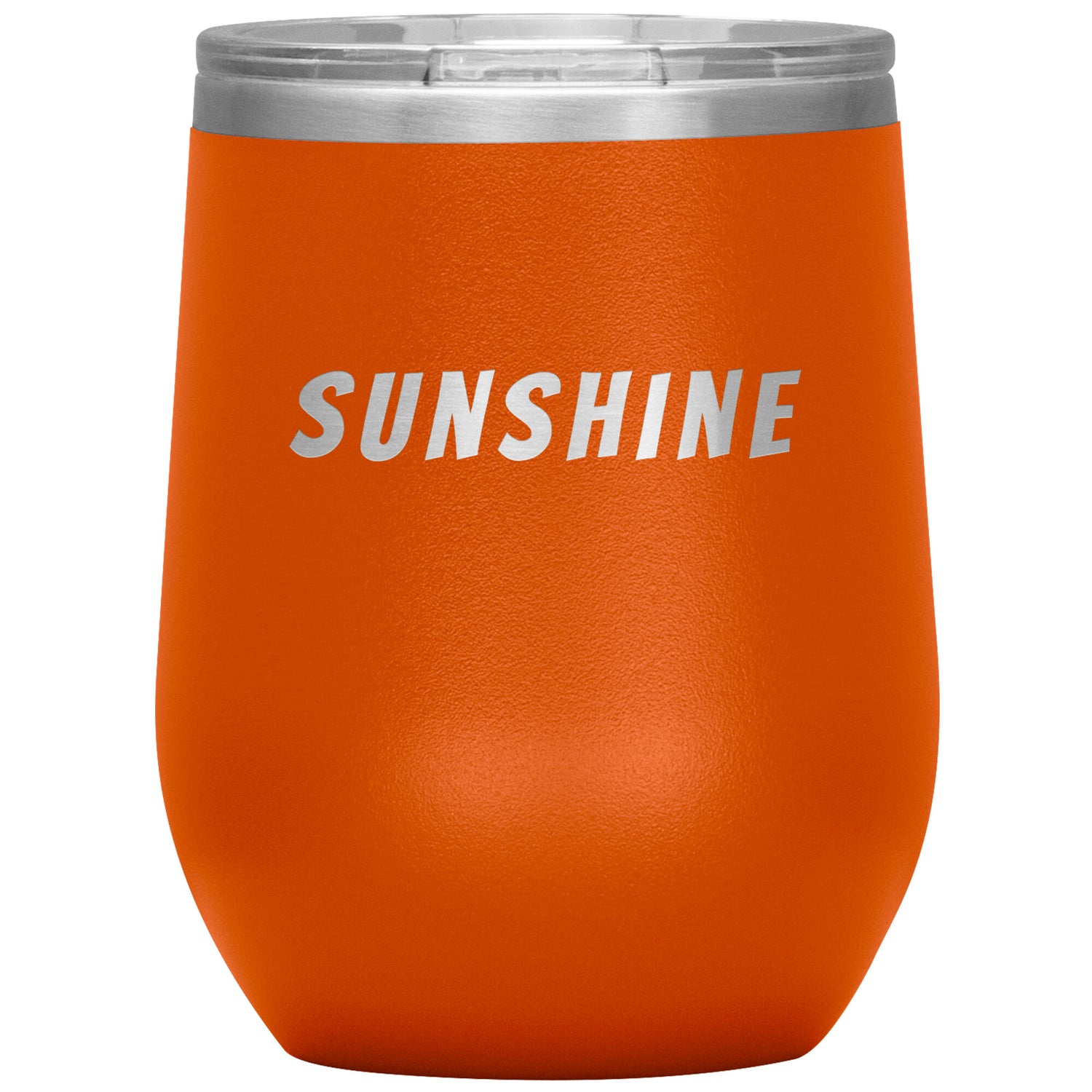 '12 oz WIne Insulated Tumbler (Customizable) - Orange