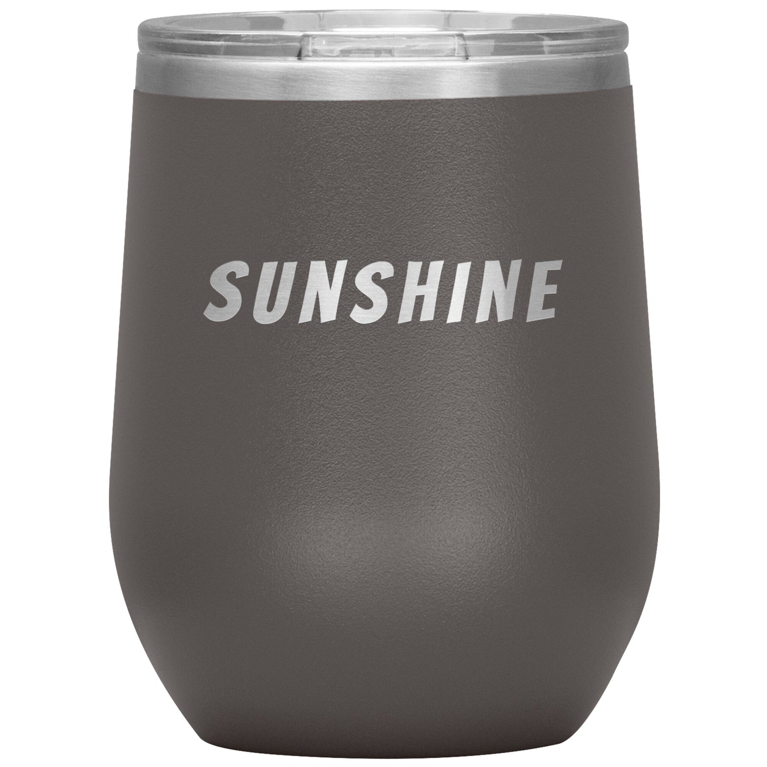 '12 oz WIne Insulated Tumbler (Customizable) - Pewter