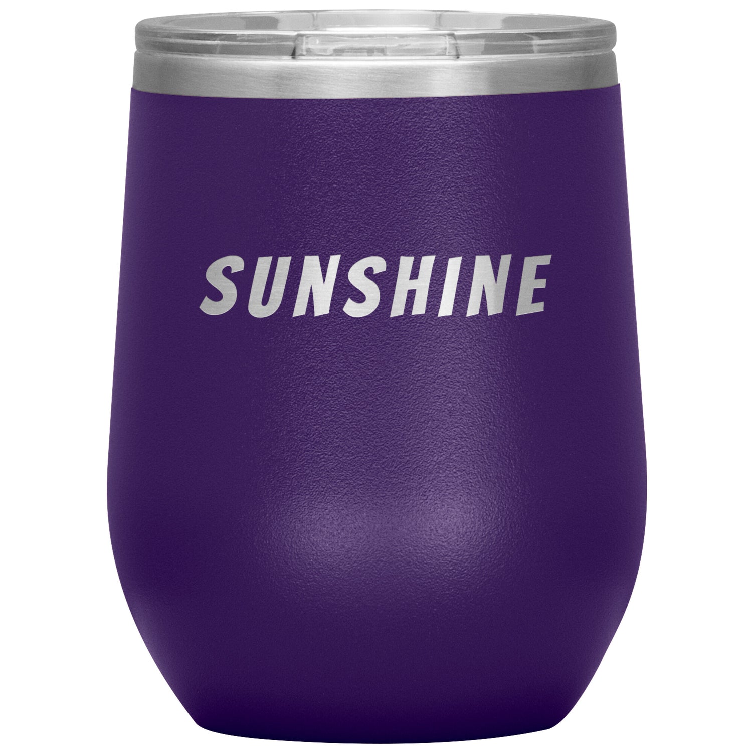 '12 oz WIne Insulated Tumbler (Customizable) - Purple