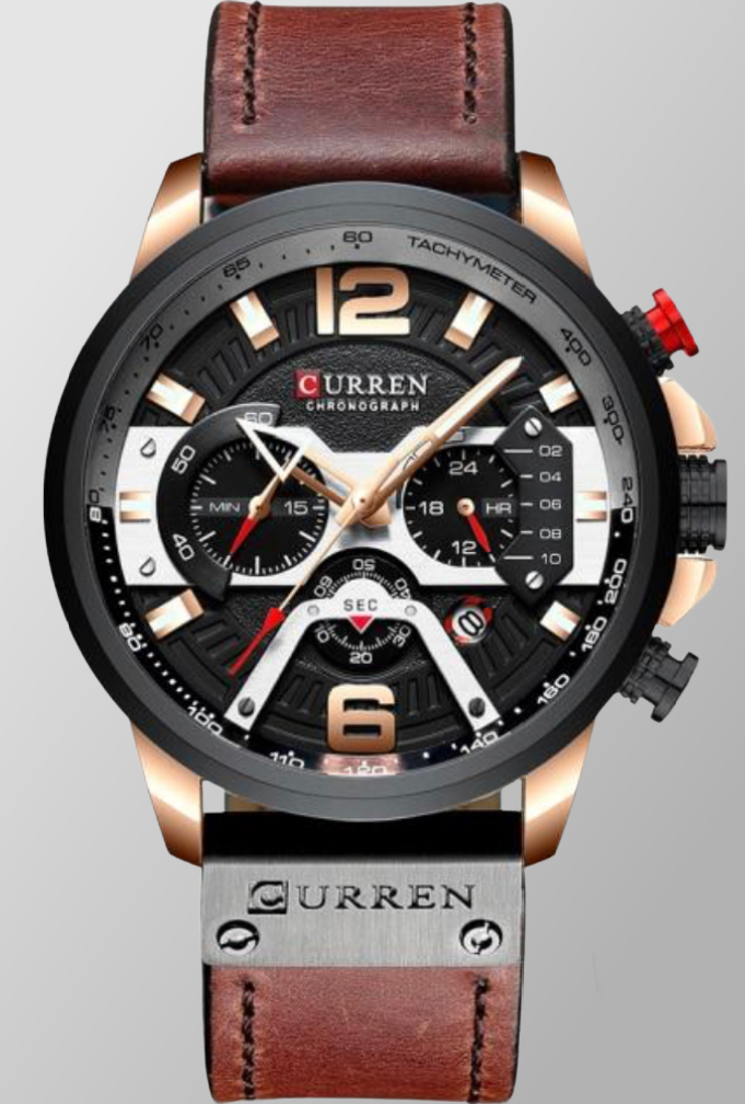 CURREN Sports Watch - rose black box