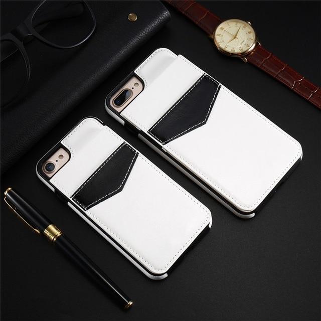 Vertical Flip Wallet Case For iPhone