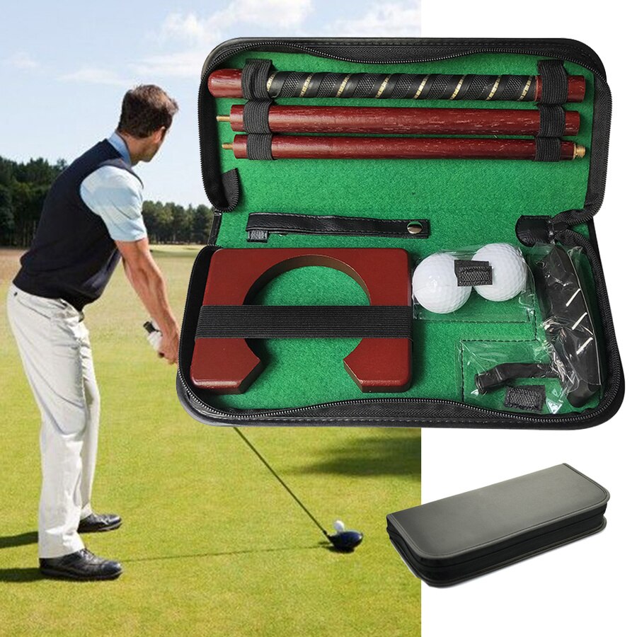 Portable Golf Putter / 2 Balls with Putting Cup