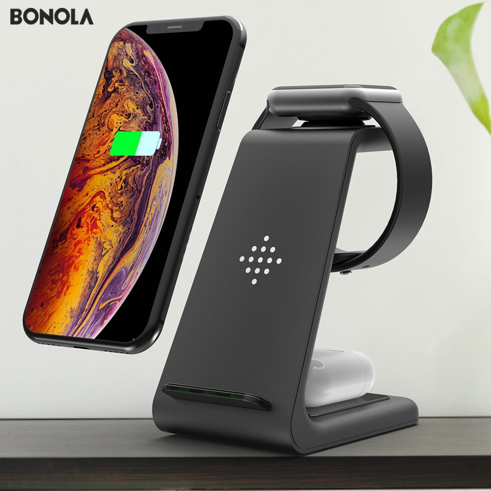 Qi 3 in 1 Wireless Charging Station