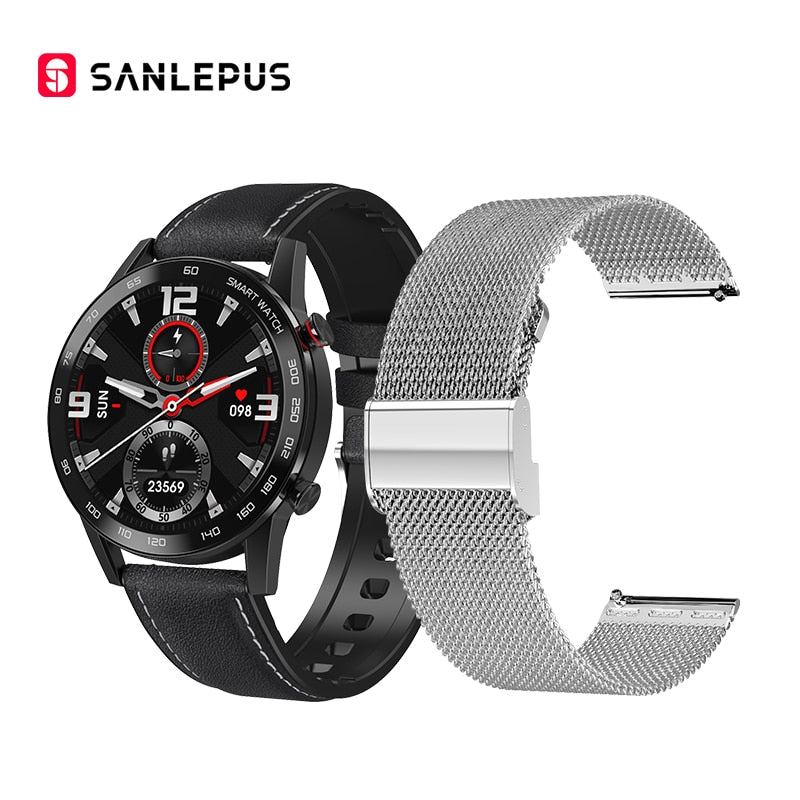 Men's Smart Watch - With Steel Strap 18