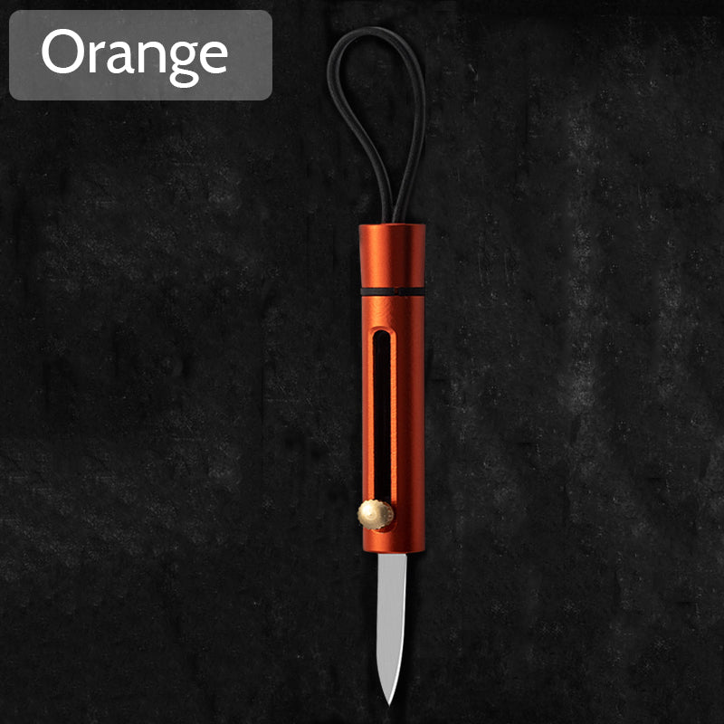 Mini Pocket Folding Knife / Go Knives / Camp Survival - Orange