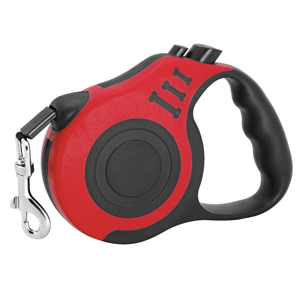 Automatic Retractable Dog Leash - Red / 3m