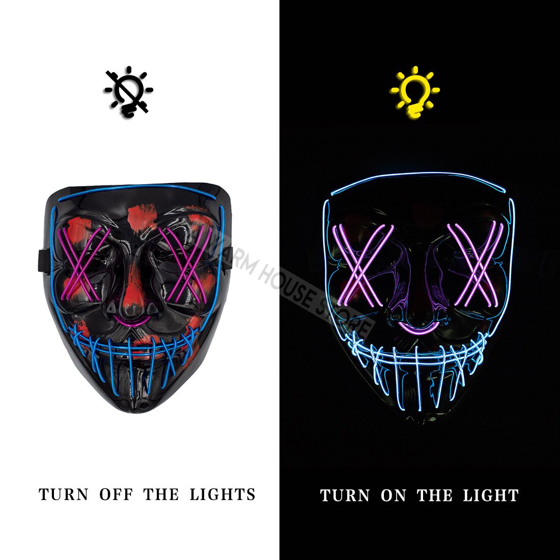 HALLOWEEN LED MASK