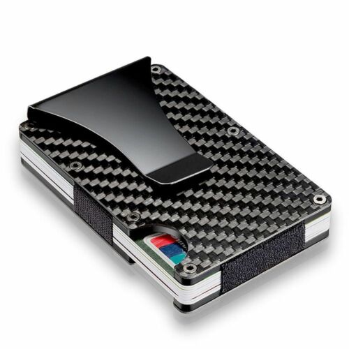 Hirigin Stainless Steel Elastic Band Slim Money Wallet Credit Card Holder