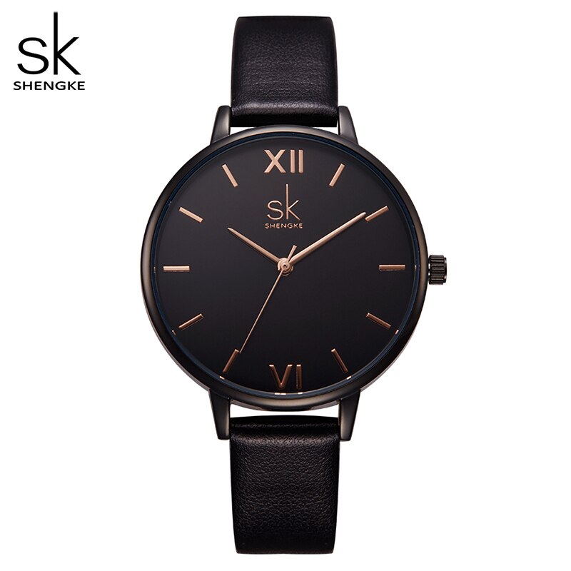 Shengke Fashion Watch for Women - Black