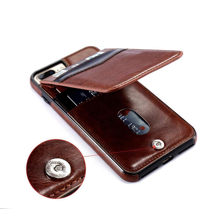 Vertical Flip Wallet Case For iPhone