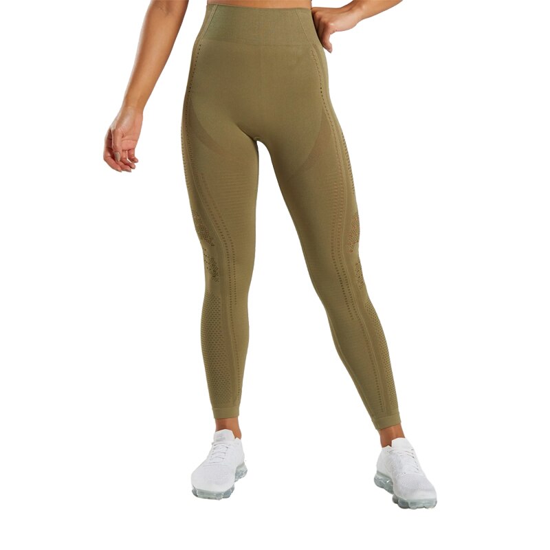 2pc Yoga Leggings Set - green pants / S