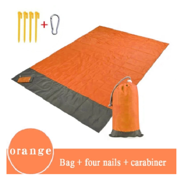 Sandproof Beach Blanket - ORANGE 1 / 200x210cm - ORANGE 1 / 140x200cm(55x78in)