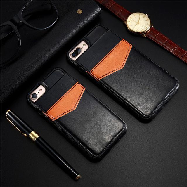 Vertical Flip Wallet Case For iPhone