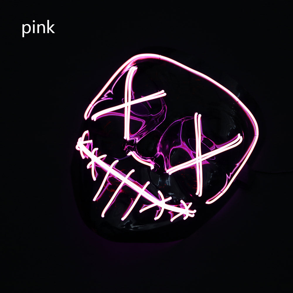 HALLOWEEN LED MASK - Pink