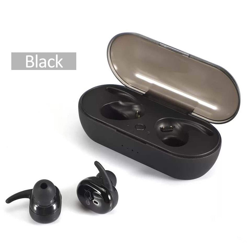 Y30 TWS Wireless headphones 5.0 Earphone Noise Cancelling - black-Y30