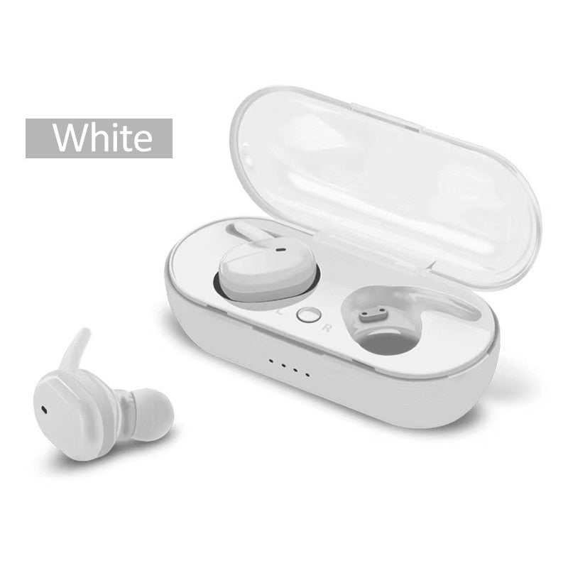 Y30 TWS Wireless headphones 5.0 Earphone Noise Cancelling - white-Y30