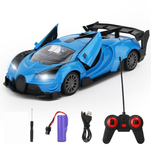 Remote Control Model Car - Bugatti  Blue