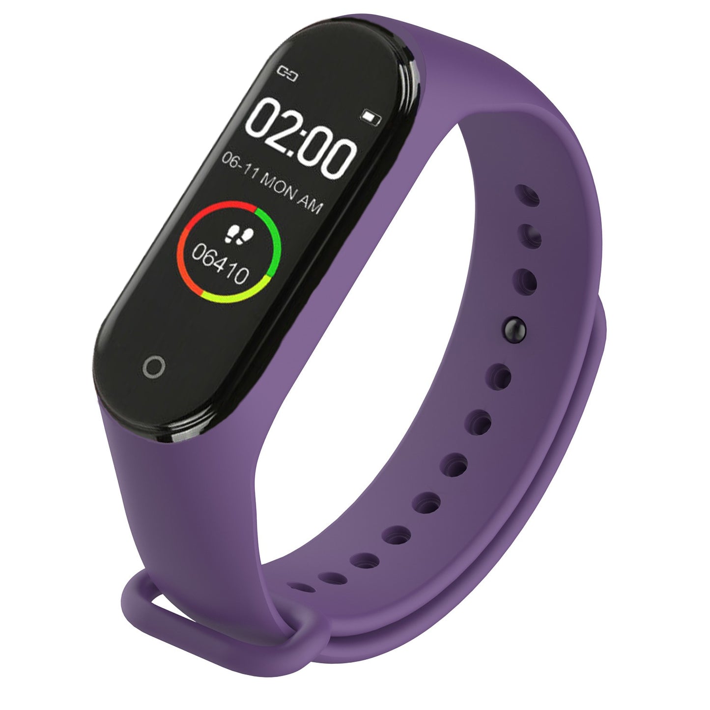 M4 Smart Digital HEART RATE Watch Monitor - Purple