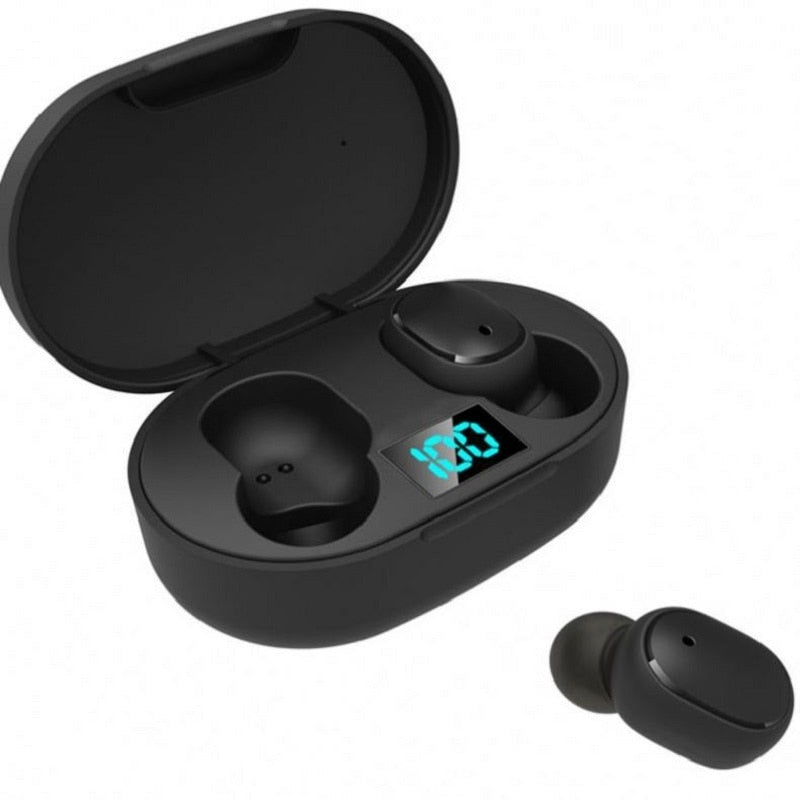 E6s Smart Digital Display Bluetooth Headset / Earbuds