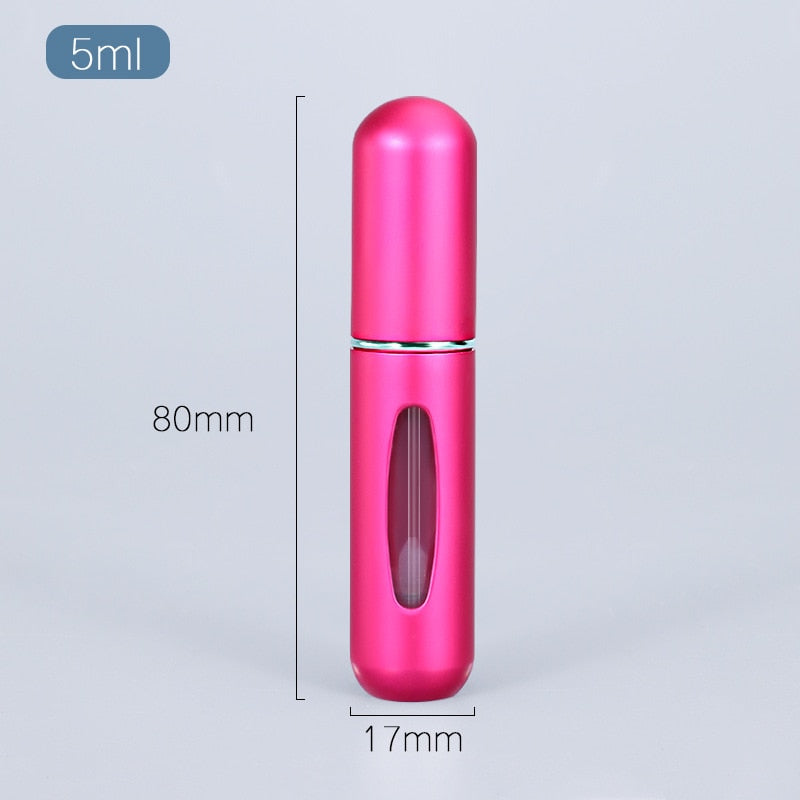 5ml Perfume Portable Atomizer - 5ml / Matte rose red / Metal