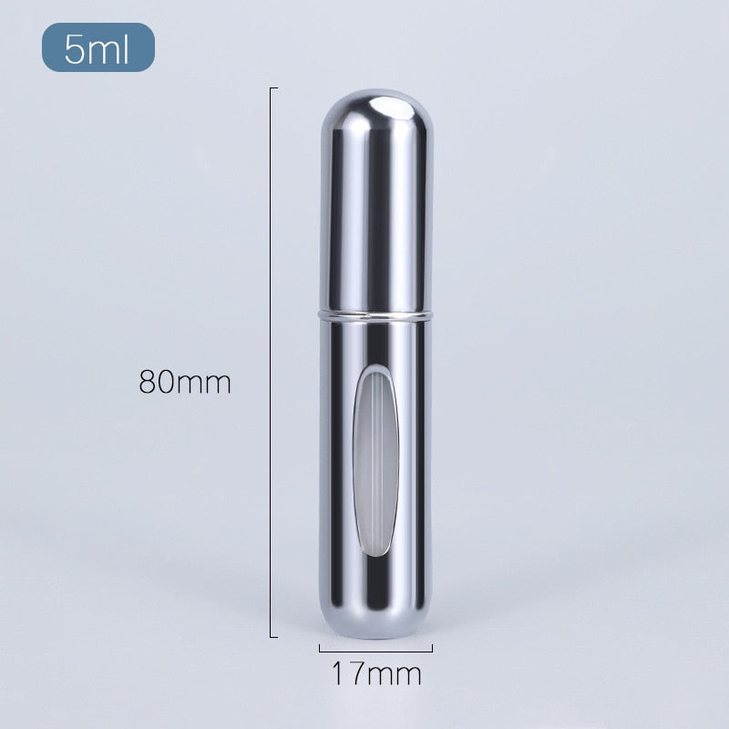 5ml Perfume Portable Atomizer - 5ml / Bright silver / Metal