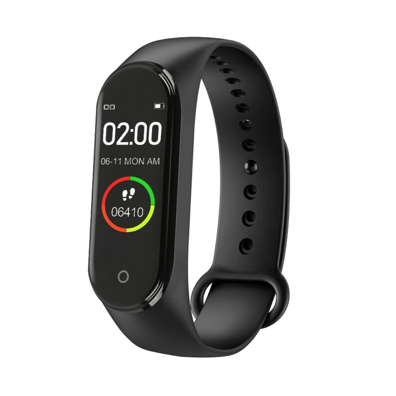 M4 Smart Digital HEART RATE Watch Monitor - Black