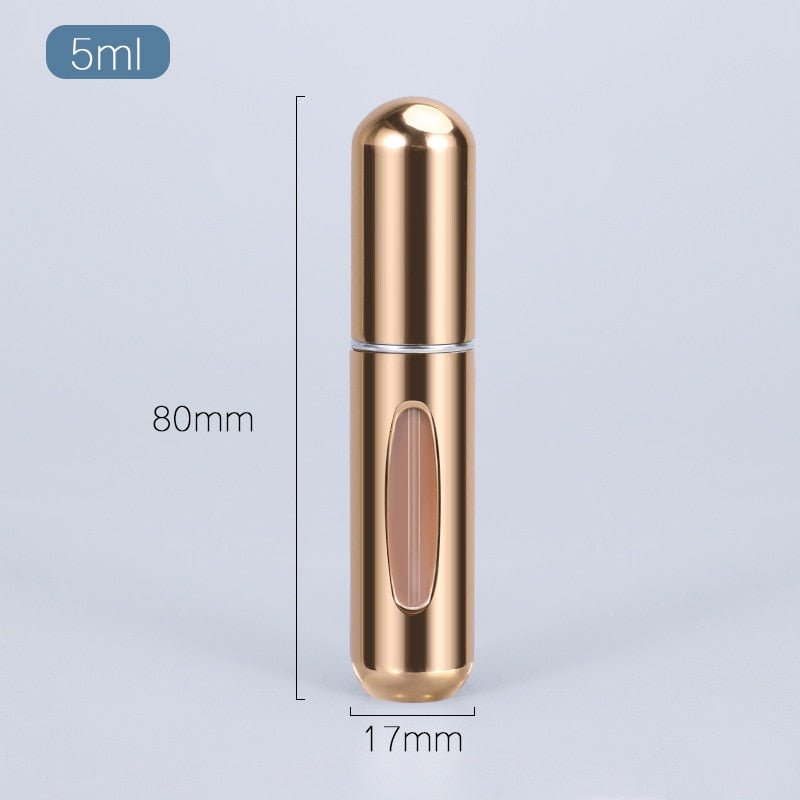 5ml Perfume Portable Atomizer - 5ml / Bright gold / Metal