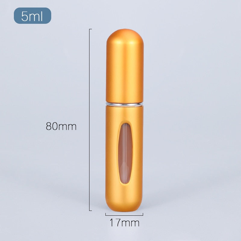 5ml Perfume Portable Atomizer - 5ml / Matte gold / Metal