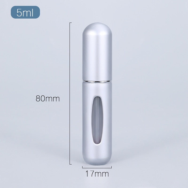 5ml Perfume Portable Atomizer - 5ml / Matte silver / Metal