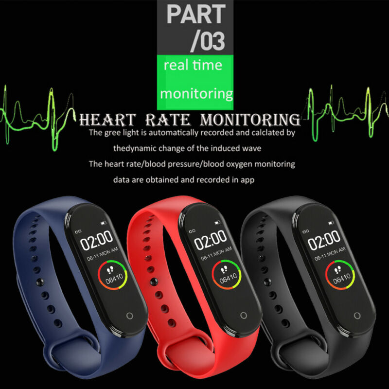 M4 Smart Digital HEART RATE Watch Monitor