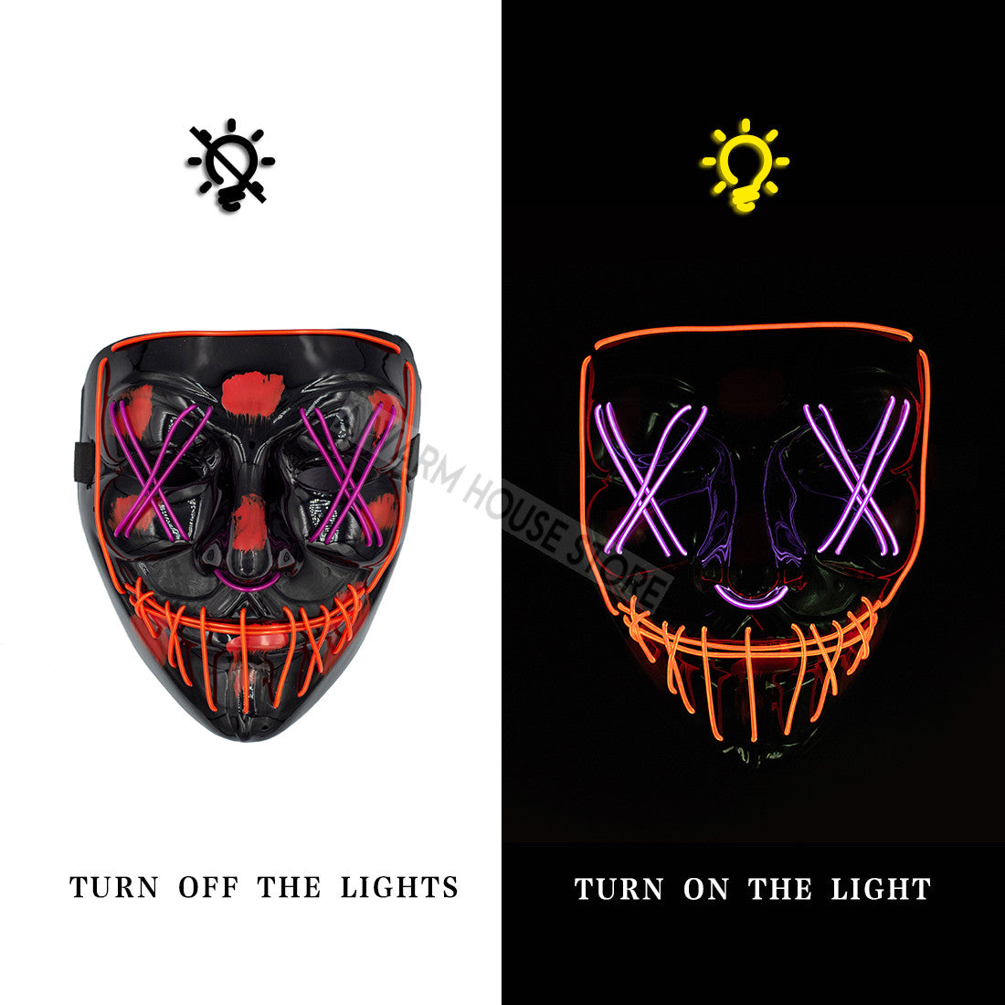 HALLOWEEN LED MASK