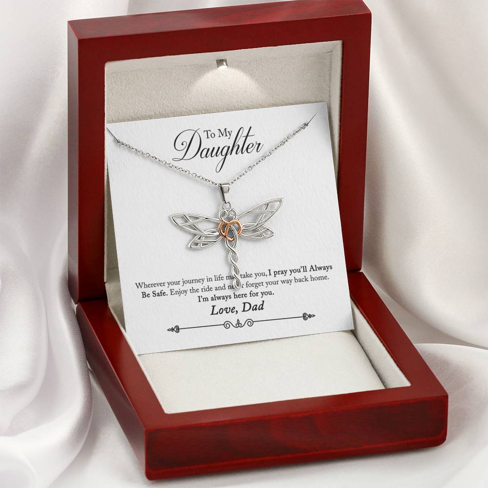 Necklace and Gift Card (Father to Daughter)