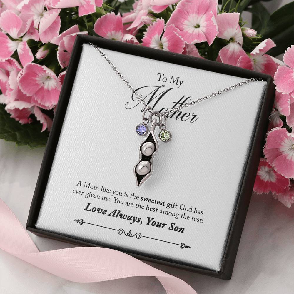 Necklace and Gift Card Set (Son to Mother)