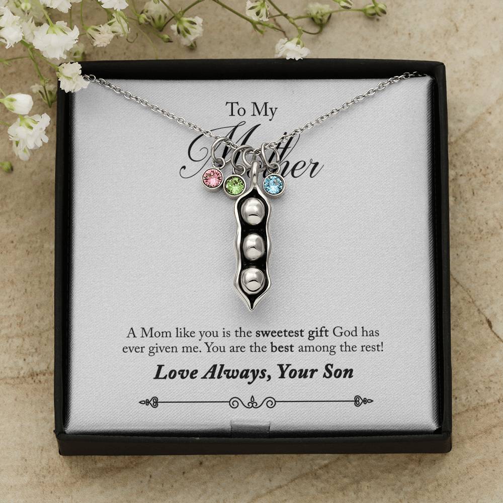 Necklace and Gift Card Set (Son to Mother)