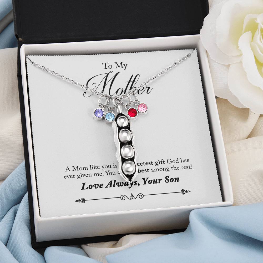 Necklace and Gift Card Set (Son to Mother)