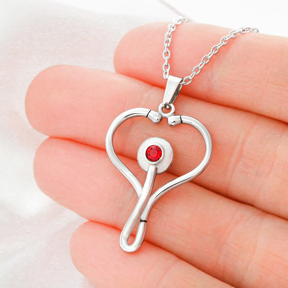 Nurse Wife Appreciation Necklace and Gift Card