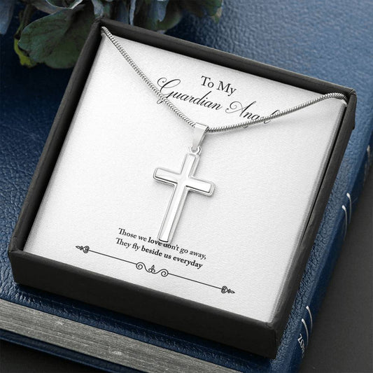 Guardian Angel Cross and Gift Card Set