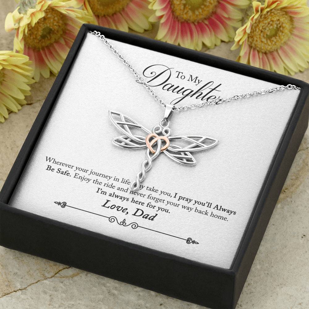 Necklace and Gift Card (Father to Daughter)