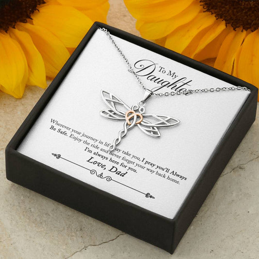 Necklace and Gift Card (Father to Daughter)