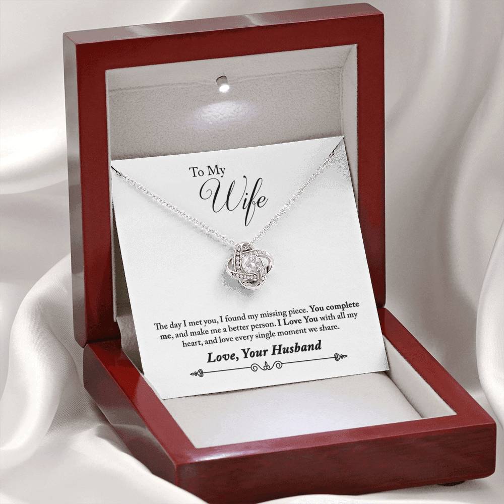Necklace and Gift Card (To My Wife)