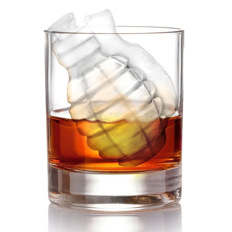 New 3D Grenade Shape Ice Cube Mold