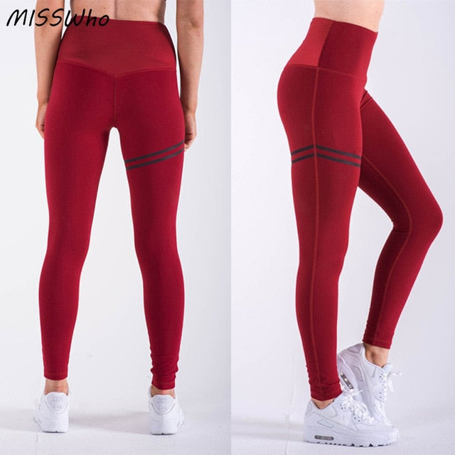 Fitness Leggings - Red