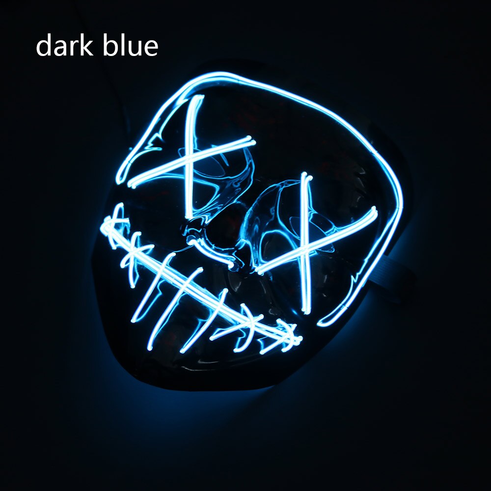 HALLOWEEN LED MASK - Dark Blue