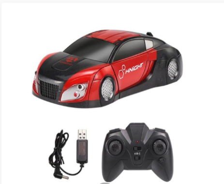 Wall Climbing & Racing Remote-Control Car - Red