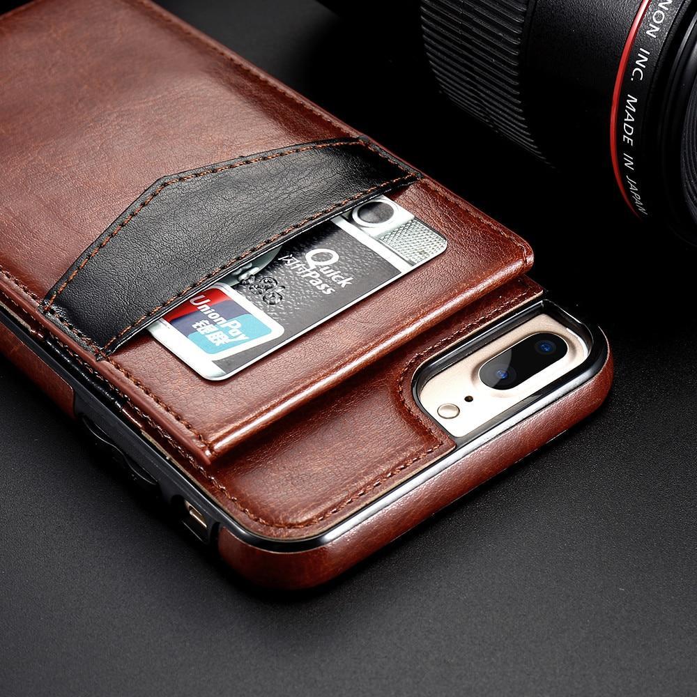 Vertical Flip Wallet Case For iPhone