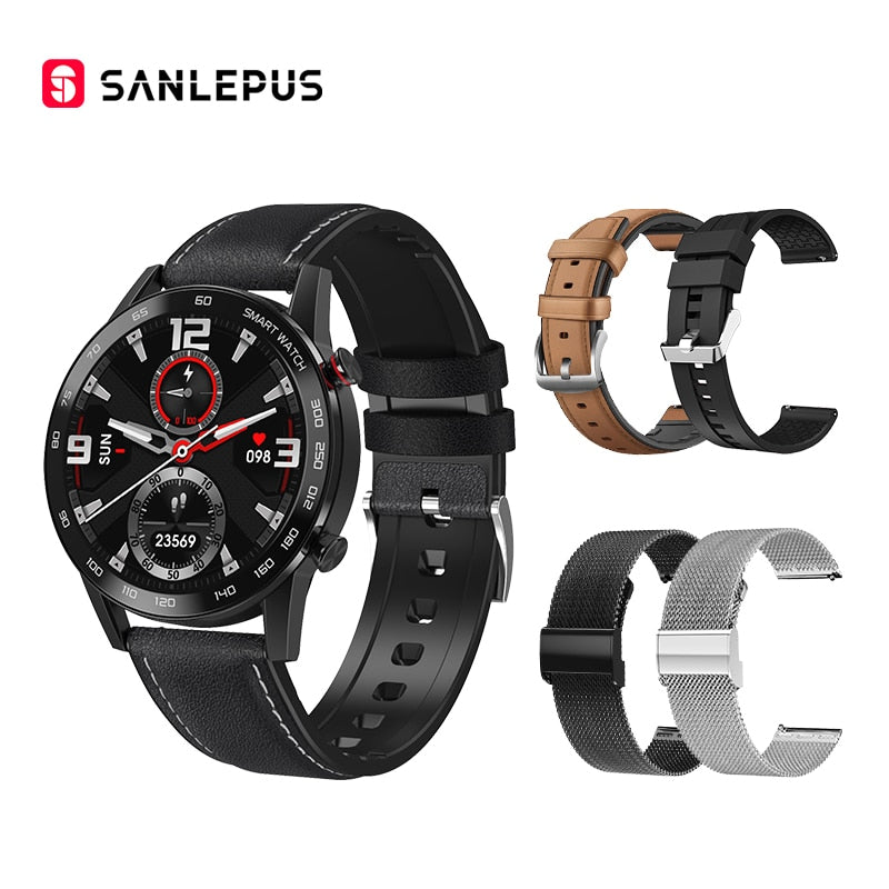 Men's Smart Watch - With 4 Straps 19