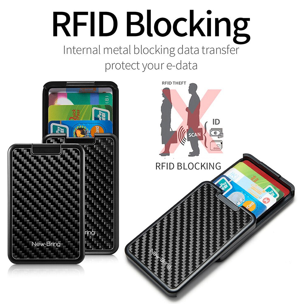 RFID Blocking Carbon Fiber Wallet